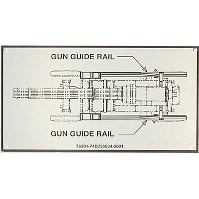 .020 Anodized Aluminum Name Plate Greater than 6 Sq. In. and up to 9 Sq. In.