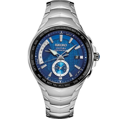 Men's Seiko Coutura Radio Sync Solar Chronograph Watch