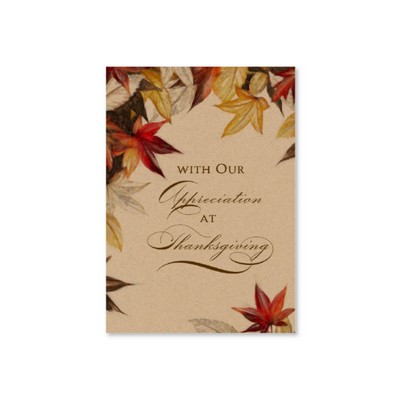 Thankful Appreciation Thanksgiving Card