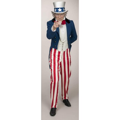 Uncle Sam Cardboard Cutout Stand Up| Standee Picture Poster Photo Print 6 Feet Tall