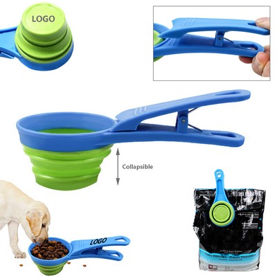 Bowl Collapsible w/Pet Scoop Clip