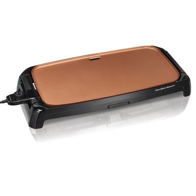 Hamilton Beach® Durathon® Ceramic Griddle w/Reversible Power Cord