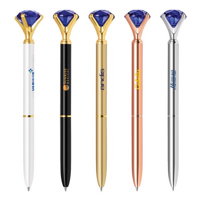 Sapphire Gemstone Ballpoint Pen