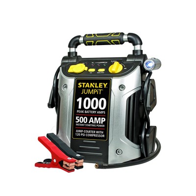 Stanley 500 Amp Jump Starter with Compressor