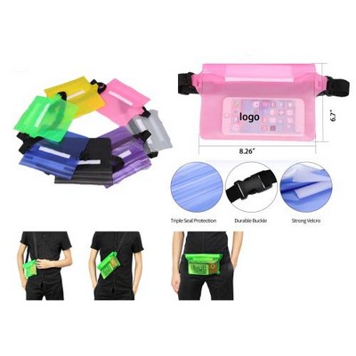 Adjustable Waist Strap Waterproof Pouch