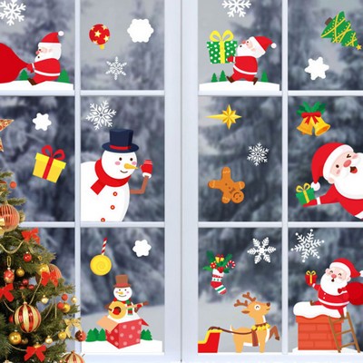 Christmas Window Stickers for Glass