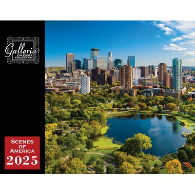 Galleria Wall Calendar 2025 Scenes of America English