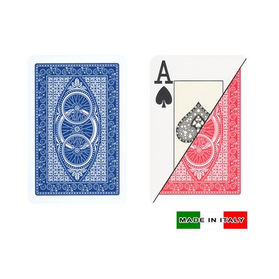 DA VINCI Plastic playing cards - Ruote - Bridge Size, Large Index