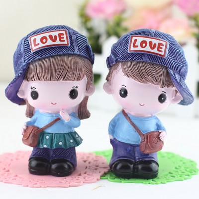 Custom 4" Lovely Resin Characters Toys Figurines Crafts Ornaments - Handmade Article Dolls