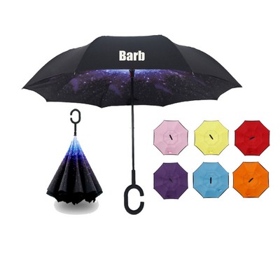 Holdfree Double Layer Inverted Umbrella