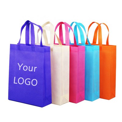 Heavy-Duty Jumbo Non-Woven Custom Tote Bag - 14"w x 16"h x 5"d