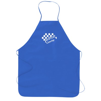 Adults Apron with Print and Neck Strap