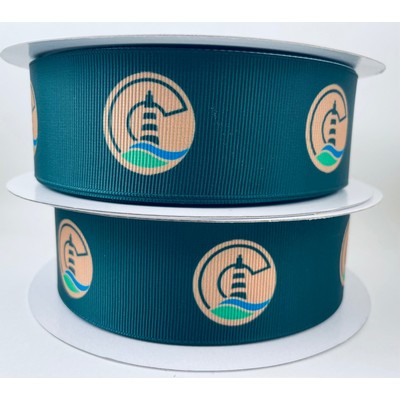 1-1/2" Sublimated grosgrain ribbon, full color printing.