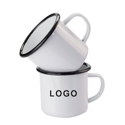 Enamel Metal Mug - 14 oz.