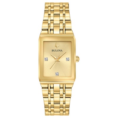 Bulova Ladies' Quadra Tank Style Watch