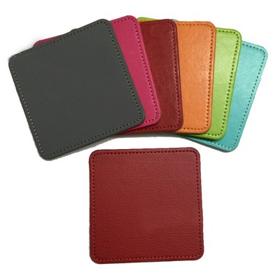 PU Leather Square Coaster