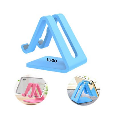 Plastic Portable Stand Phone Holder With Charge Hole