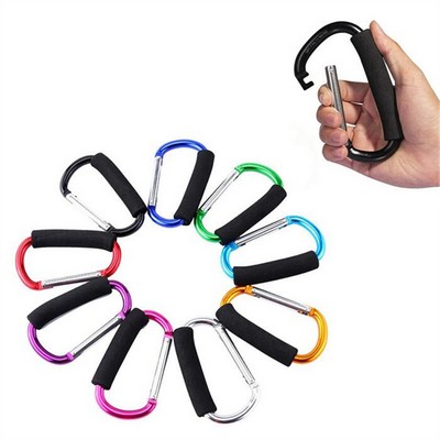 Large Carabiners with Sponge for Secure and Comfortable Attachment