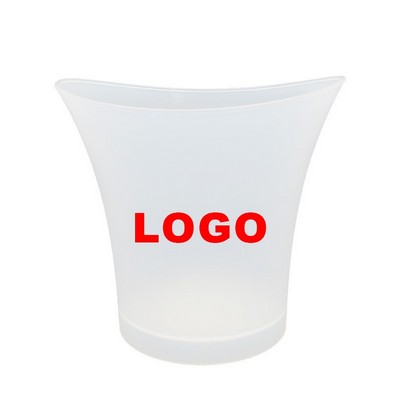 5 Liter Plastic LED Ice Bucket for Party, Home - Rechargeable Style