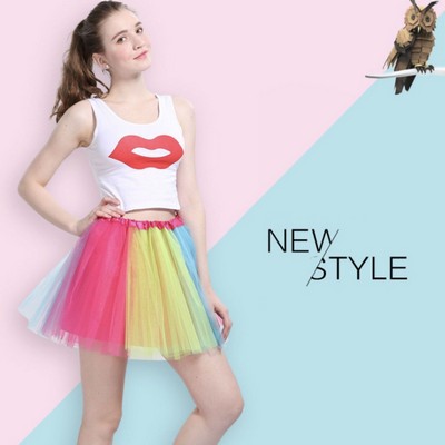 Colorful Tutus Costume Party Dress Adult Skirts