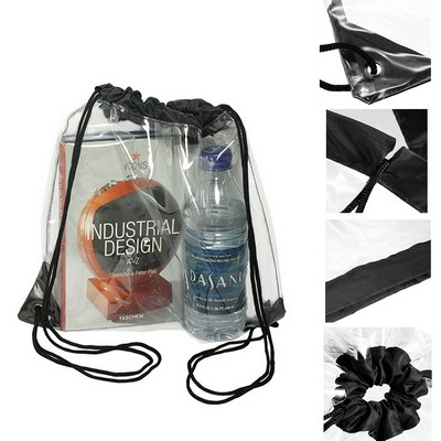 Clear Pvc Drawstring Backpack