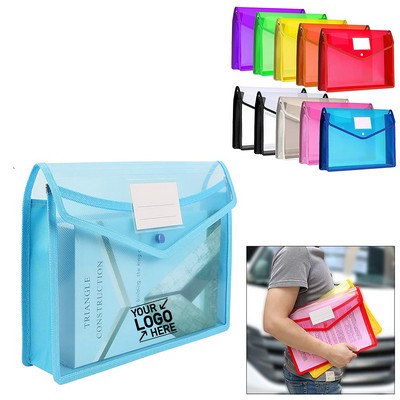 A4 Plastic File Folders Envelope