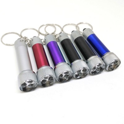 Mini 3 LED Beam Flashlight Keychain