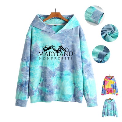 Tie-Dye Hooded Sweatshirt