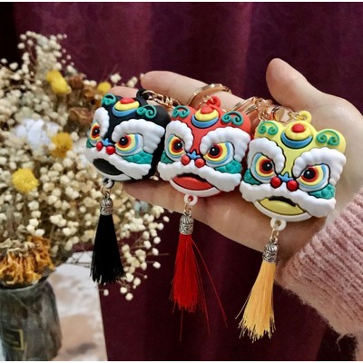 lion Dance Key Chain & Pendant