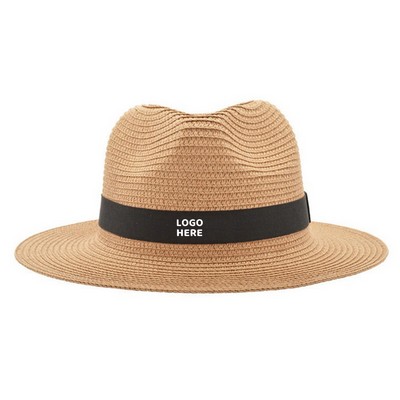 Straw Fedora Hat