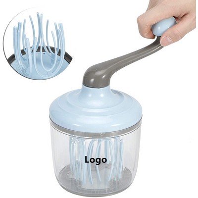 Manual Egg Beater Hand?Cranked Cream Mixer Milk Frother