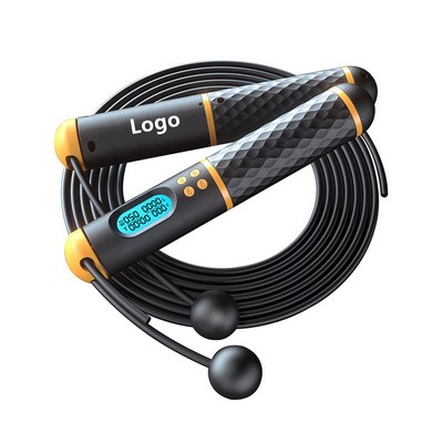 Weighted Ropeless Jump Rope with Counter Digital Speed Ropeless Skipping Rope 2 Modes