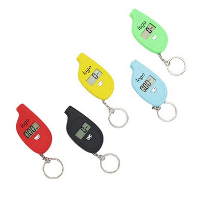 Mini Tire Pressure Gauge Tester with Keychain