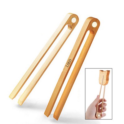 Magnetic Bamboo Toaster Tongs