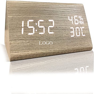 Humidity Temperature Wood Alarm Clock Humidity Temperature Wood Alarm Clock