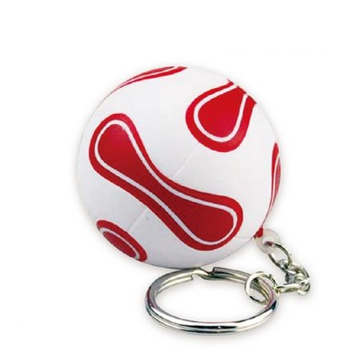 World Cup Imprint Soccer Stress Ball w/Keychain