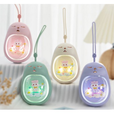 Rechargeable Pocket Paw Hand Warmers Mini Cute Winter Heater with led light