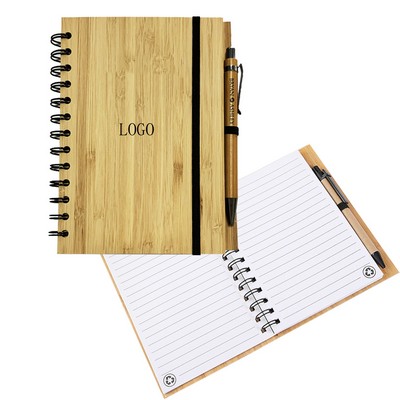 Bamboo Notebook & Pen