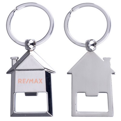 House Shaped Bottle Opener Key Holder