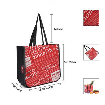 Laminated Non-Woven Shopper Tote Bag