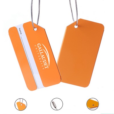 Jet Setter Aluminum Luggage Tag