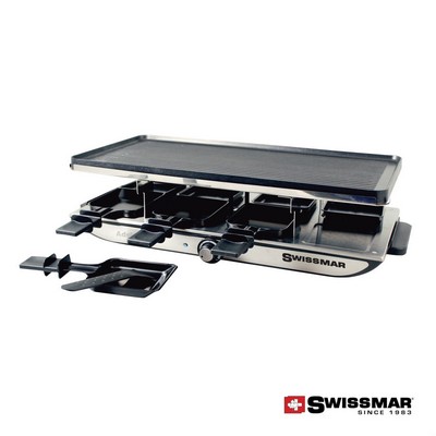 Swissmar® Geneva 8 Person Raclette Grill - Stainless Steel