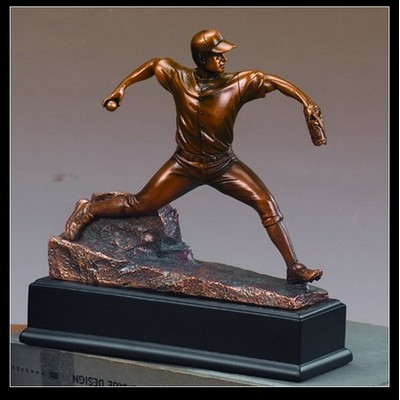 Baseball Pitcher Trophy (8"x8.5")