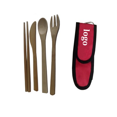 Bamboo Travel Utensil Set