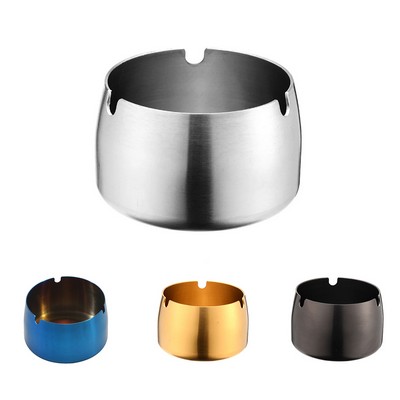 Cigar Ashtray Cigarette Tobacco Stainless Steel Ash Tray