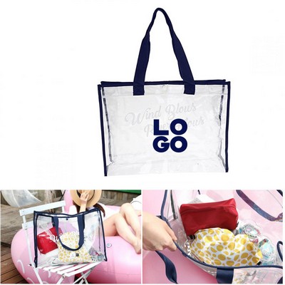 Transparent PVC Beach Bag