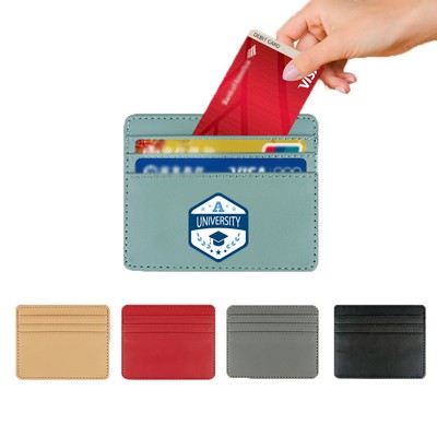 PU Leather Slim Wallets Minimalist Credit Card Holder