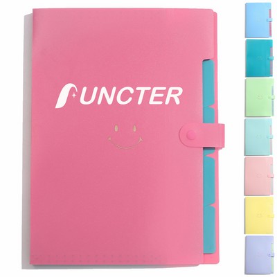 Letter A4 Paper Expanding File Folder - Pockets Accordion Document Organizer