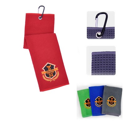 Microfiber Tri-Fold Golf Towel