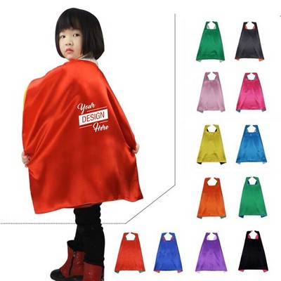 Double Layer Kids Super Hero Cape